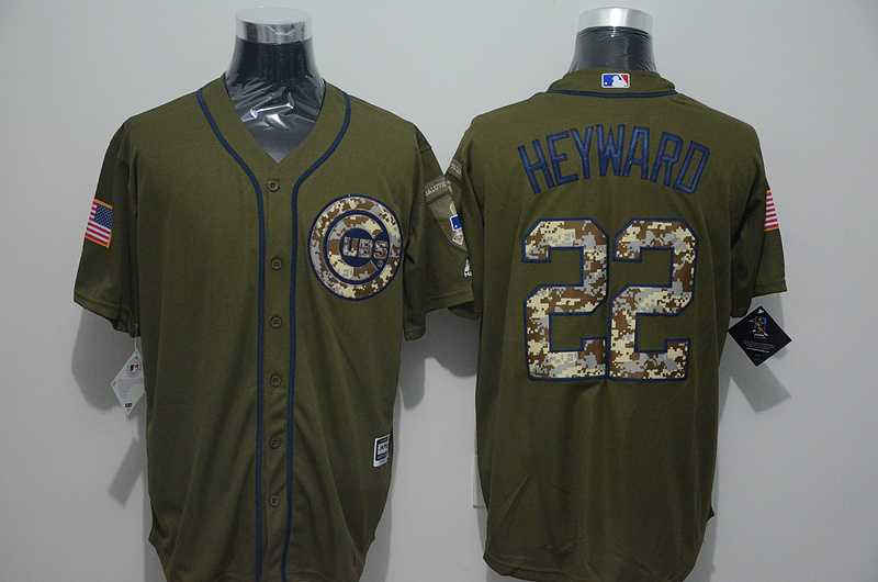Chicago Cubs #22 Jason Heyward Green Salute to Service Stitched Baseball Jersey,We sell and wholesale Chicago Cubs #22 Jason Heyward Green Salute to Service Stitched Baseball Jersey on line form chian!